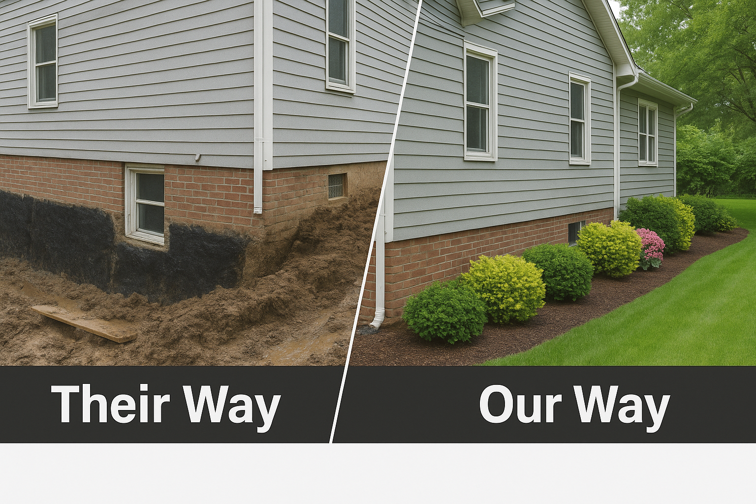 Comparing Waterproofing Methods